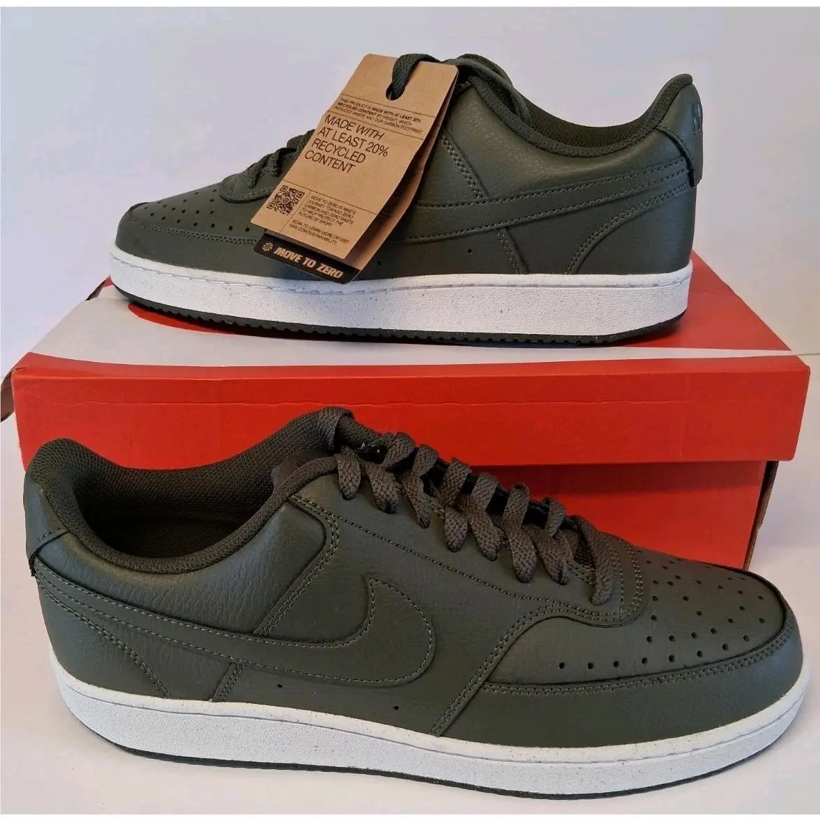 Nike shoes - Nike Court Vision - Court Vision - DH2987-300 - olive green 0
