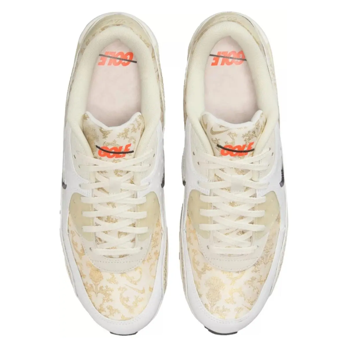 Nike shoes - Nike Air Max 90 - Air Max - Gold, Maufacturer: White/Metallic Gold 7
