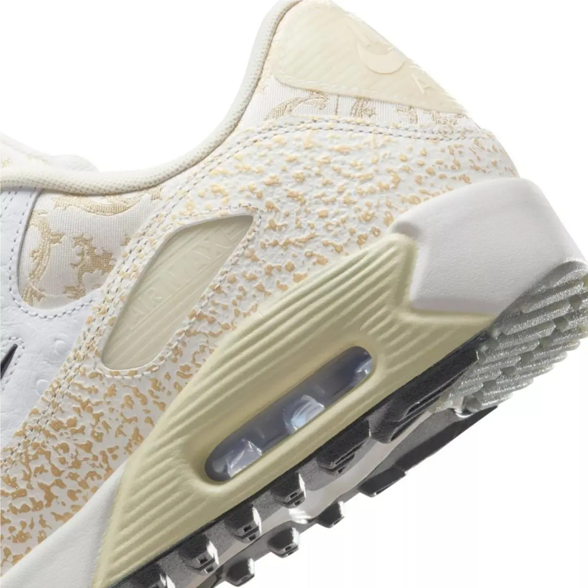 Nike shoes - Nike Air Max 90 - Air Max - Gold, Maufacturer: White/Metallic Gold 30