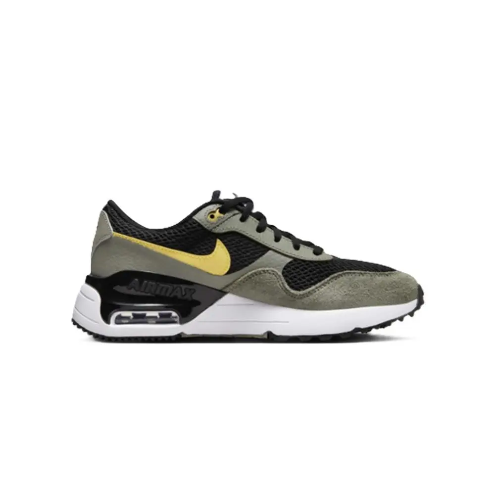 Big Kid`s Nike Air Max Systm Black/saturn Gold-dark Stucco DQ0284 007