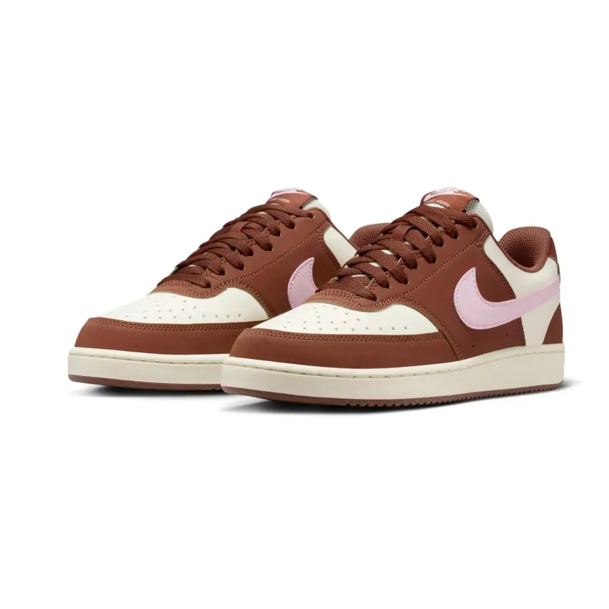 Nike shoes - Nike Court Vision Low Next Nature - IM1652-004 - white brown pink 2