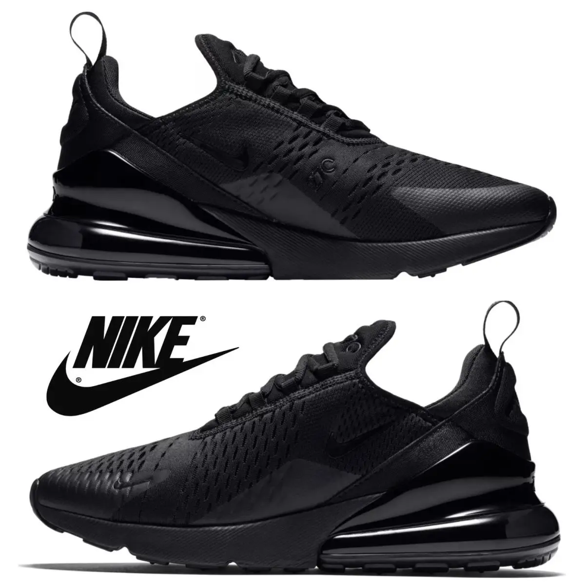 Nike shoes - Nike Air Max 270 - Air Max - Black, Maufacturer: Black/Black 13