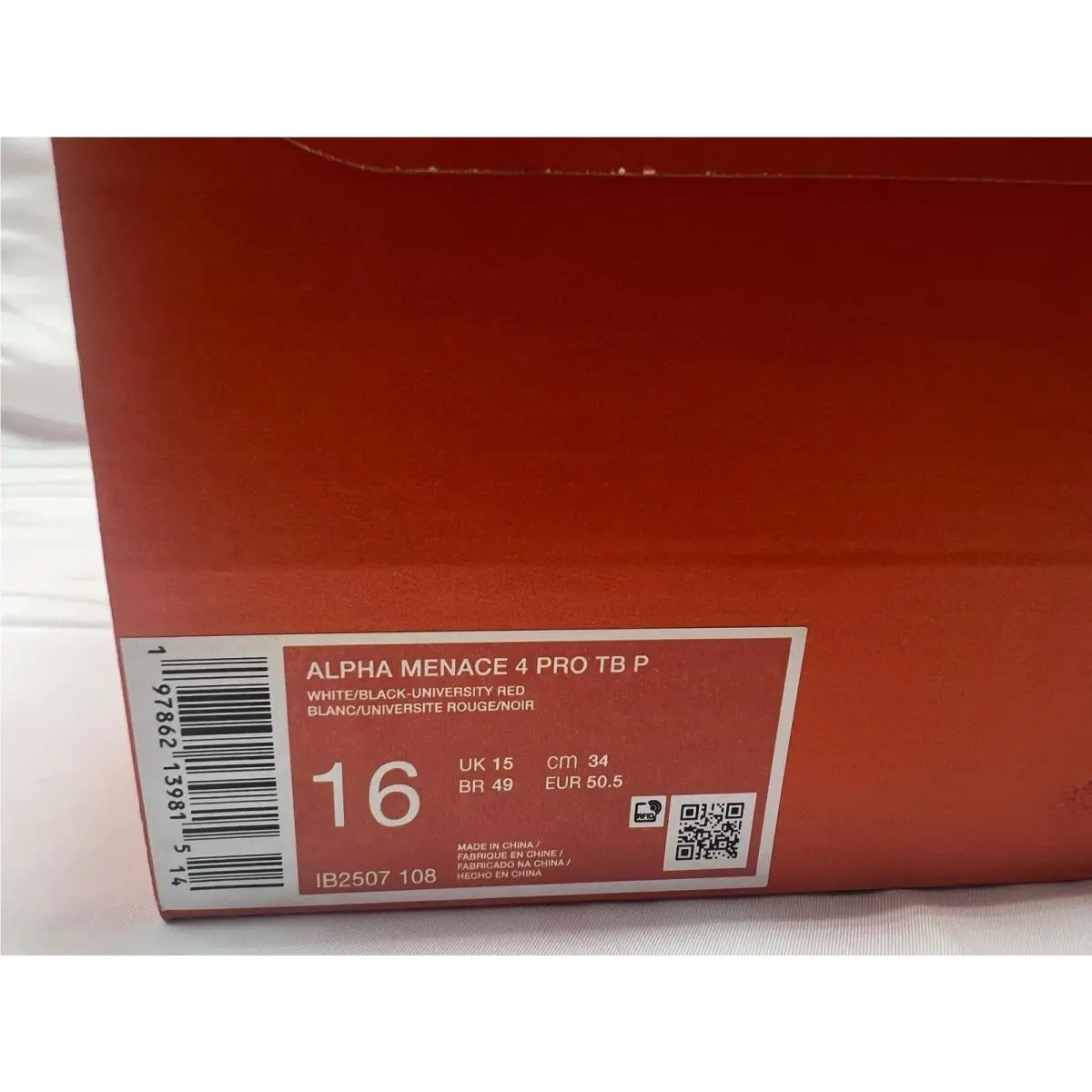 Nike shoes - NIKE ALPHA MENACE 4 PRO - IB2507 108 - Red 5