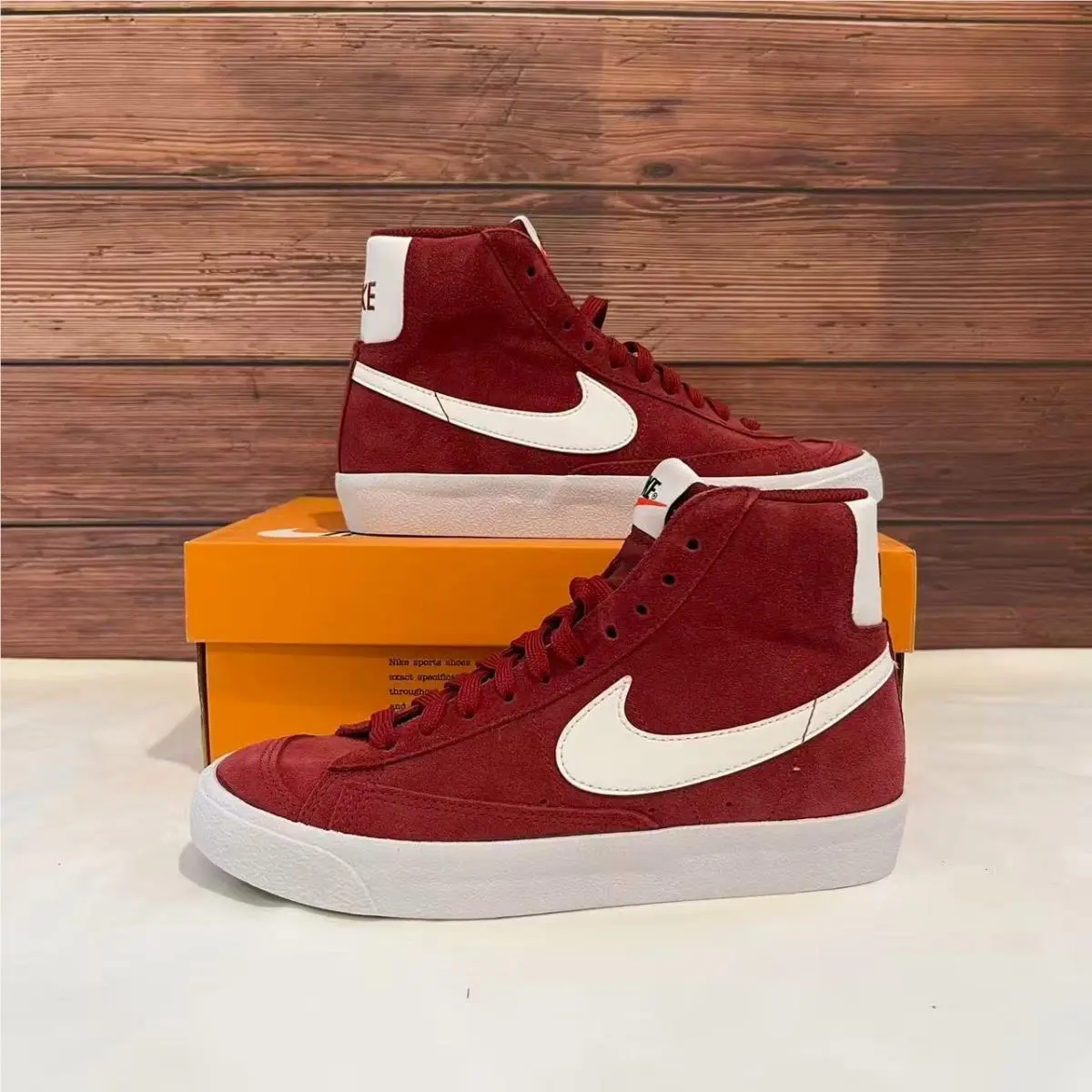 Nike shoes - Nike Blazer Mid 77 - Blazer Mid - Red 15