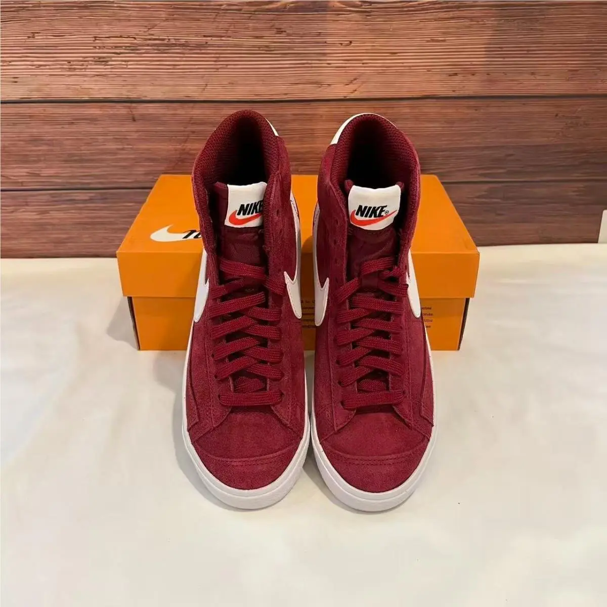 Nike shoes - Nike Blazer Mid 77 - Blazer Mid - Red 17