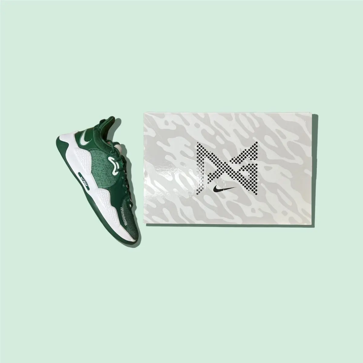 Nike shoes - Nike PG 5 TB Promo - DM5045-302 - Green/White 5
