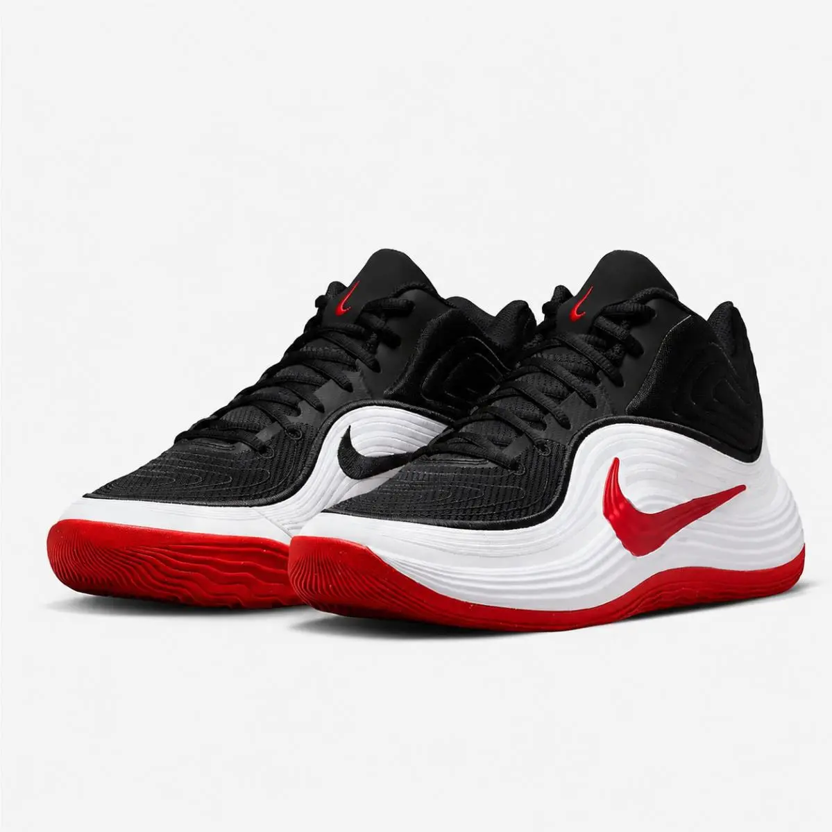 Precision 8 Mid Mens 10 Black Red Basketball Shoes Casual by Nike