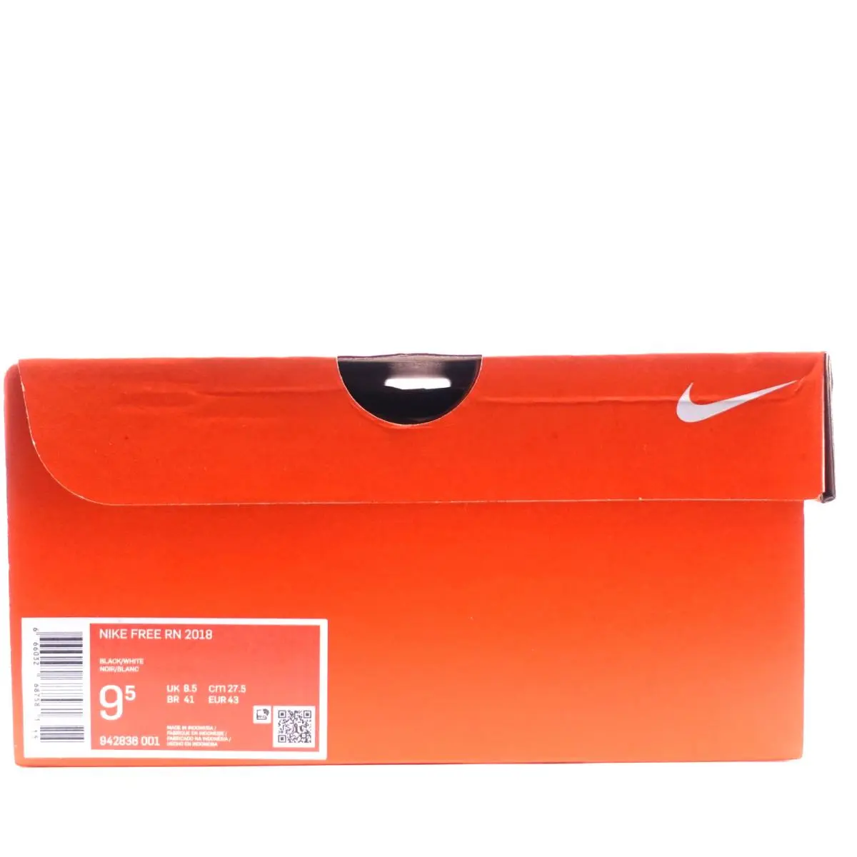 Free RN 2018 Mens Lightweight Running Shoes Black White 942836 001 by Nike