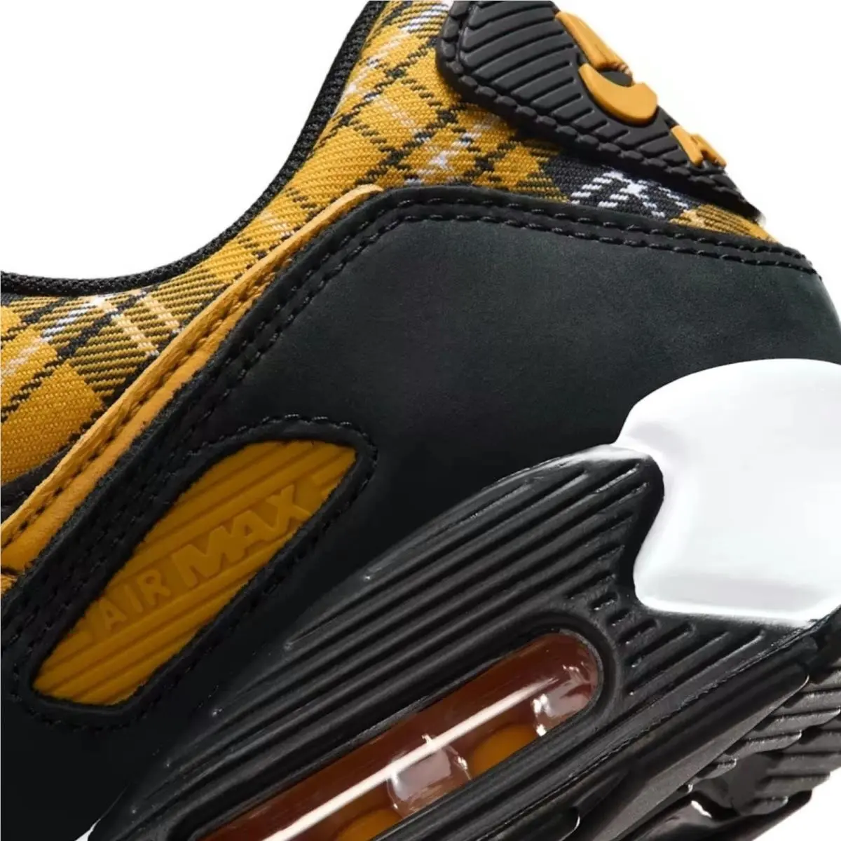 Nike shoes - Nike Air Max 90 - Air Max - Black, Manufacturer: Black/White/Yellow Ochre 6