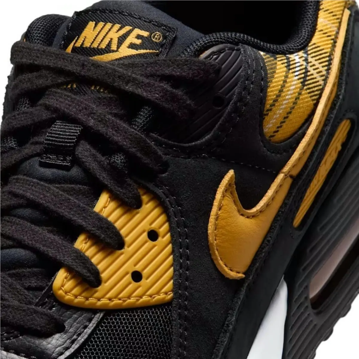 Nike shoes - Nike Air Max 90 - Air Max - Black, Manufacturer: Black/White/Yellow Ochre 25