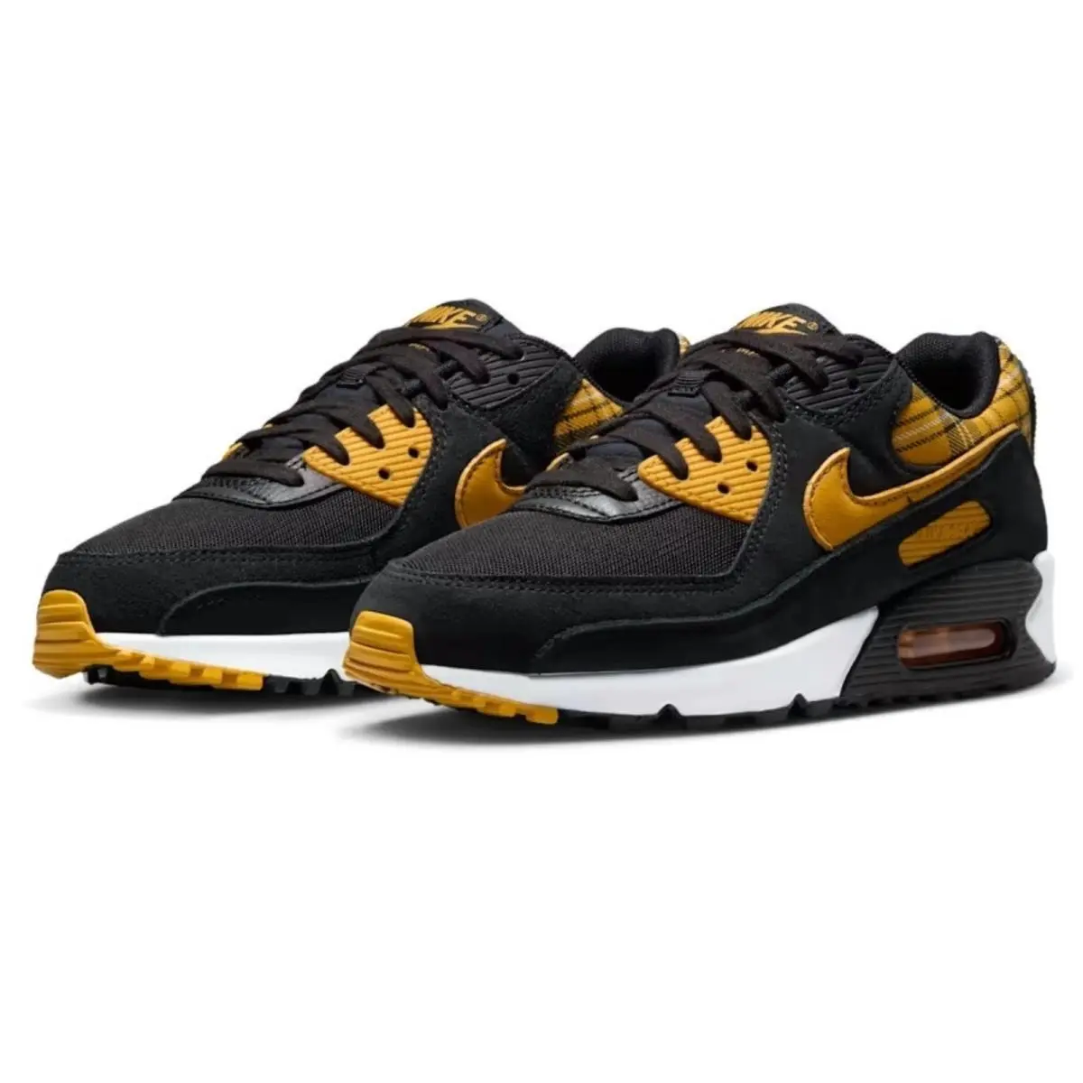 Nike shoes - Nike Air Max 90 - Air Max - Black, Manufacturer: Black/White/Yellow Ochre 18