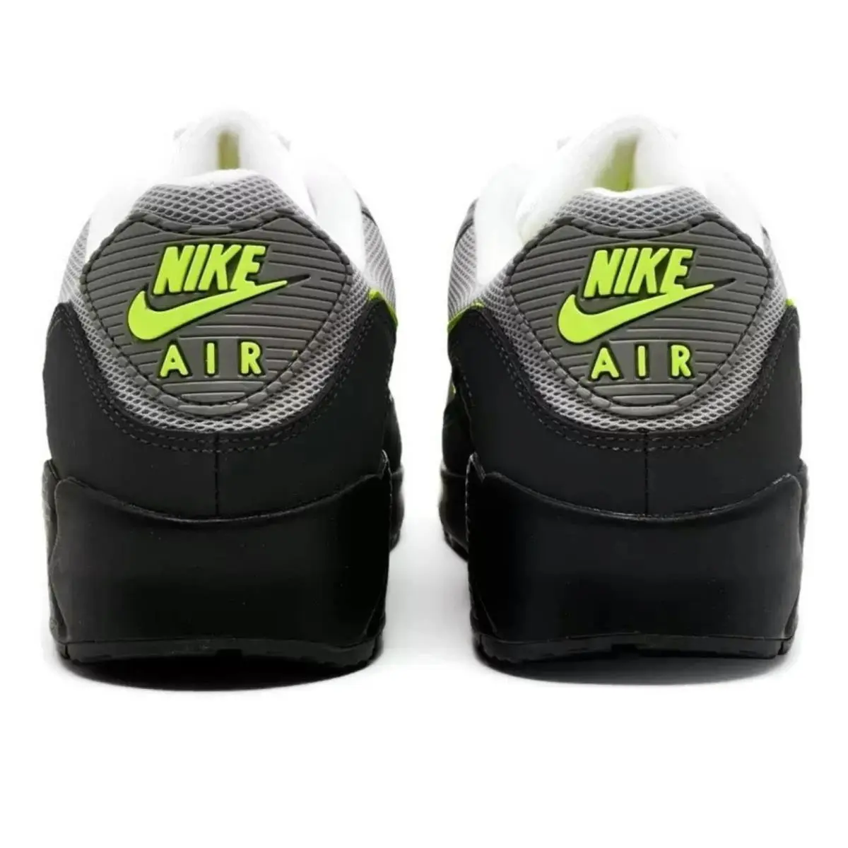Nike shoes - Nike Air Max 90 - Air Max - Gray, Maufacturer: Black/Neon Yellow/Anthracite/Light Charcoal/Pearl Grey/White 29