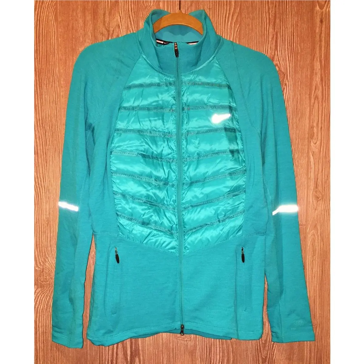 Nike clothing - NIKE Aeroloft 800 Hybrid Fitted Down Jacket - 616268 - Green 7