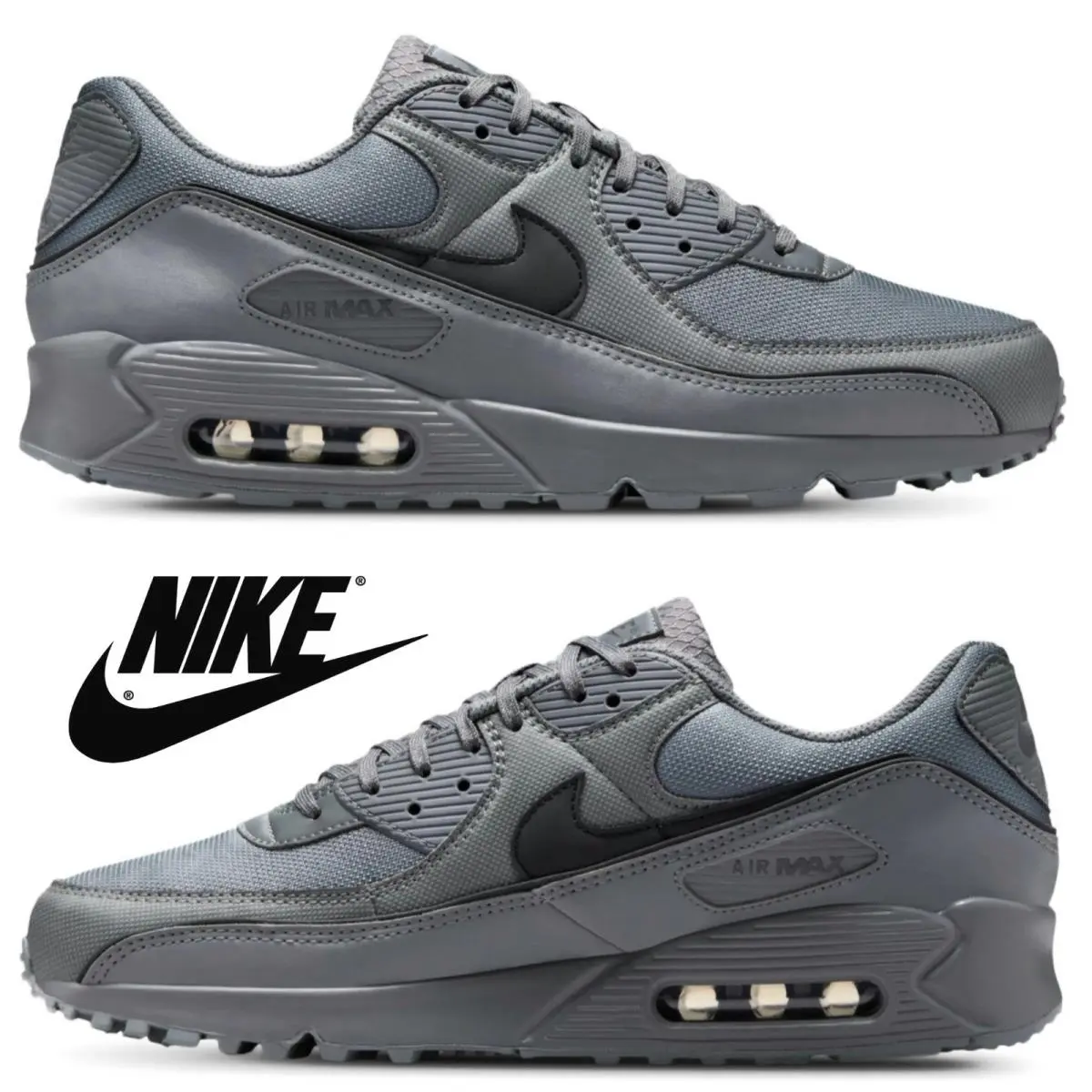 Air Max 90 Prm Reflect Men`s Sneakers Running Casual Athletic Shoes Trainer by Nike