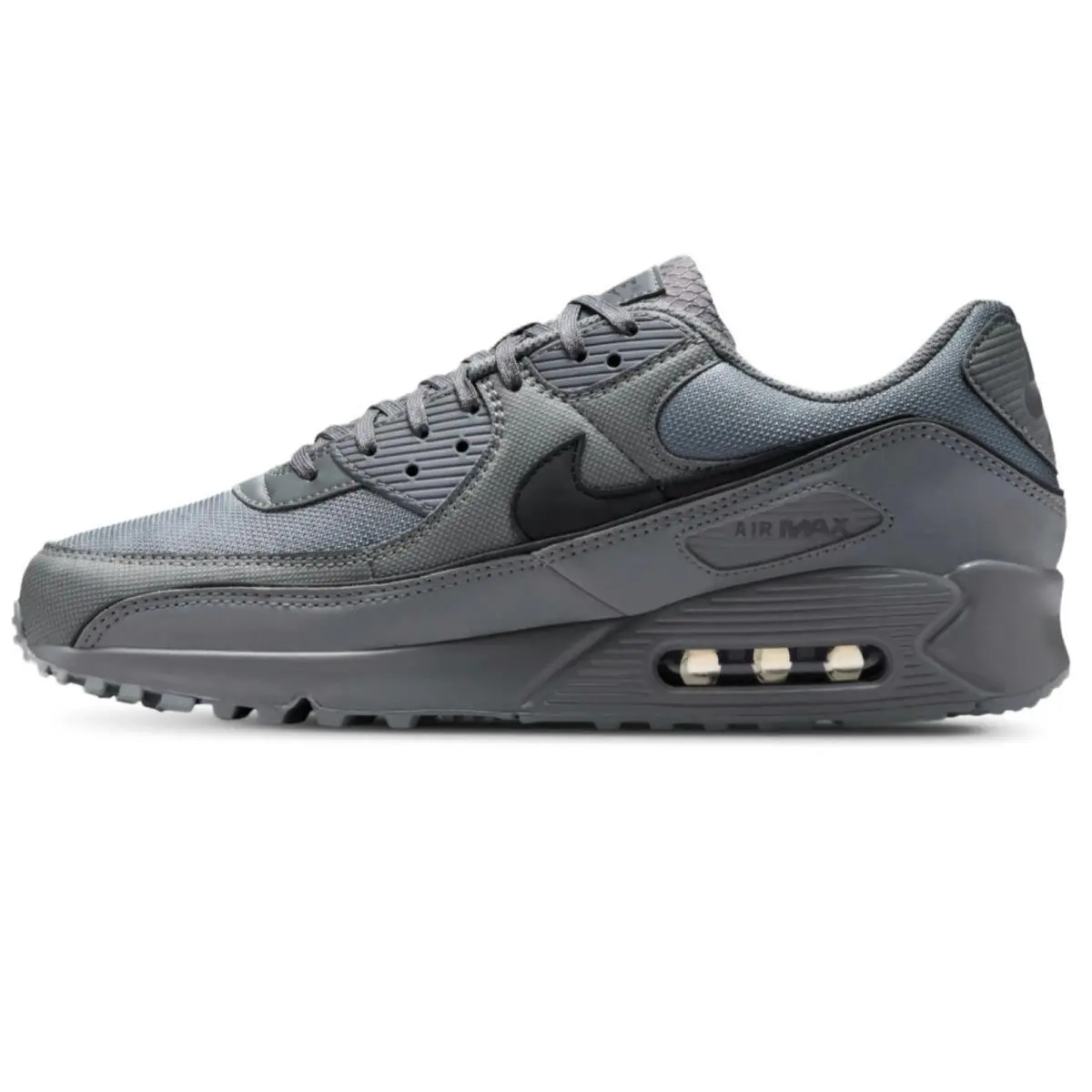 Nike shoes - Nike Air Max 90 Prm - Gray, Maufacturer: Black/Smoke Gray/Smoke Gray 2