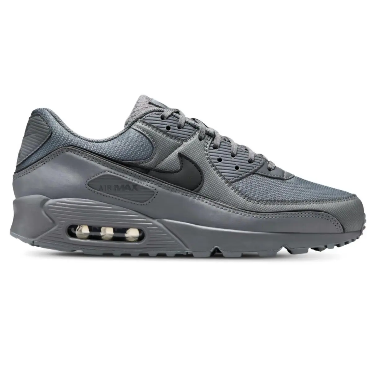 Nike shoes - Nike Air Max 90 Prm - Gray, Maufacturer: Black/Smoke Gray/Smoke Gray 3