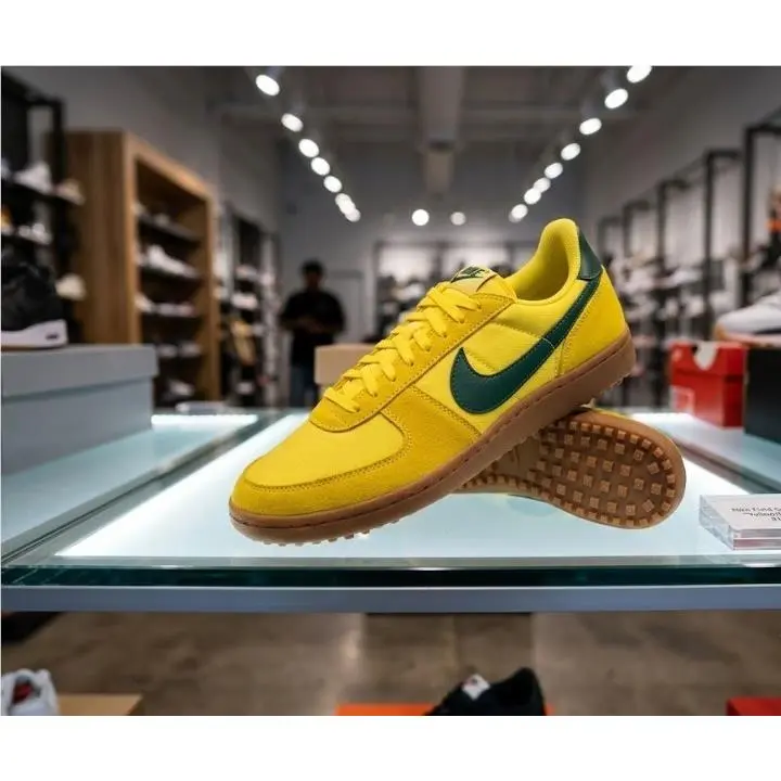 Nike shoes - Field General `82 - Field General - HF3165-700 - Chrome Yellow / Fir Green / Gum Medium Brown 6
