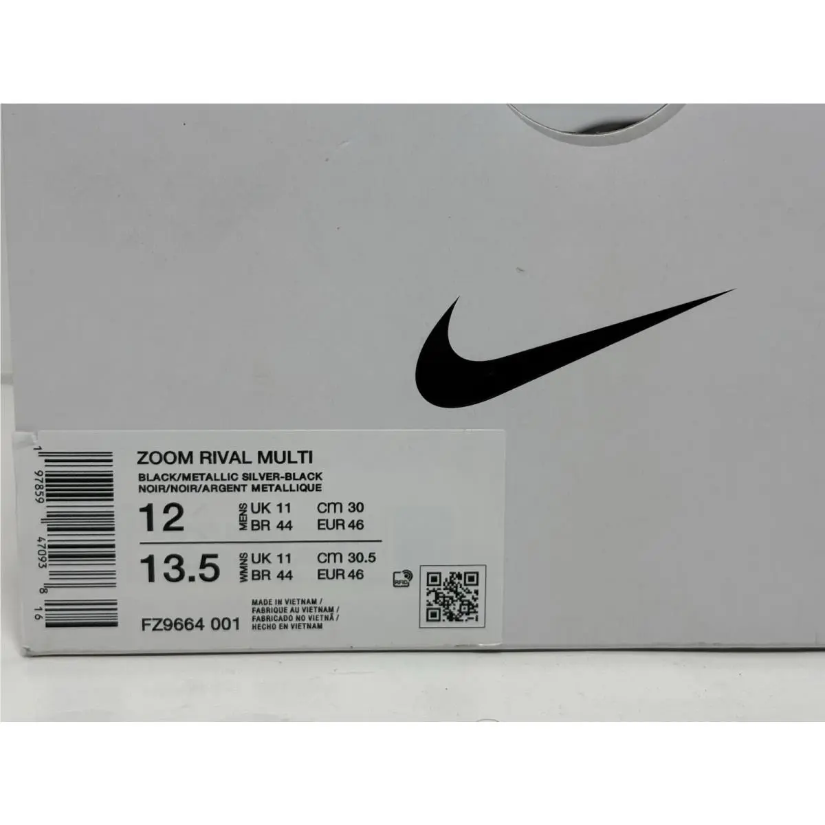 Nike shoes - Nike Zoom Rival Multi - Zoom Rival Multi - FZ9664-001 - Black 23