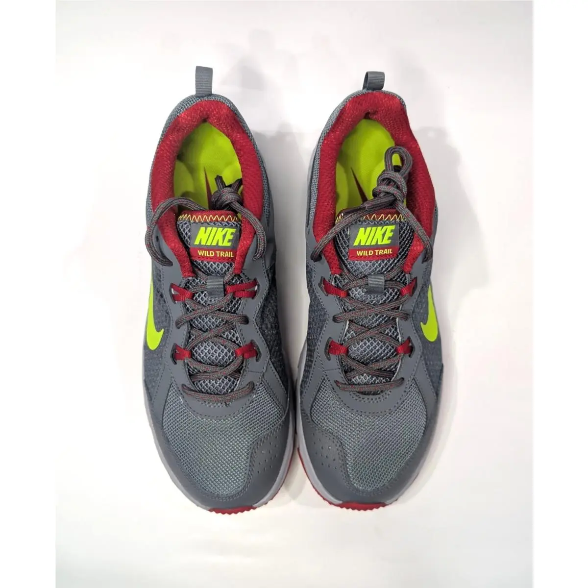 Nike shoes - Nike Wild Trail - Wild Trail - 642833-003 - Grey/Volt/Red 0