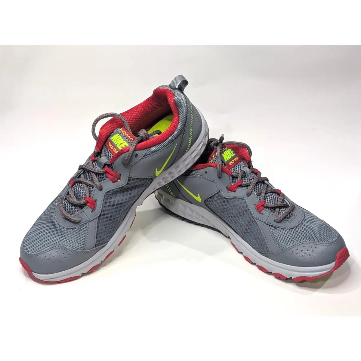 Nike shoes - Nike Wild Trail - Wild Trail - 642833-003 - Grey/Volt/Red 9