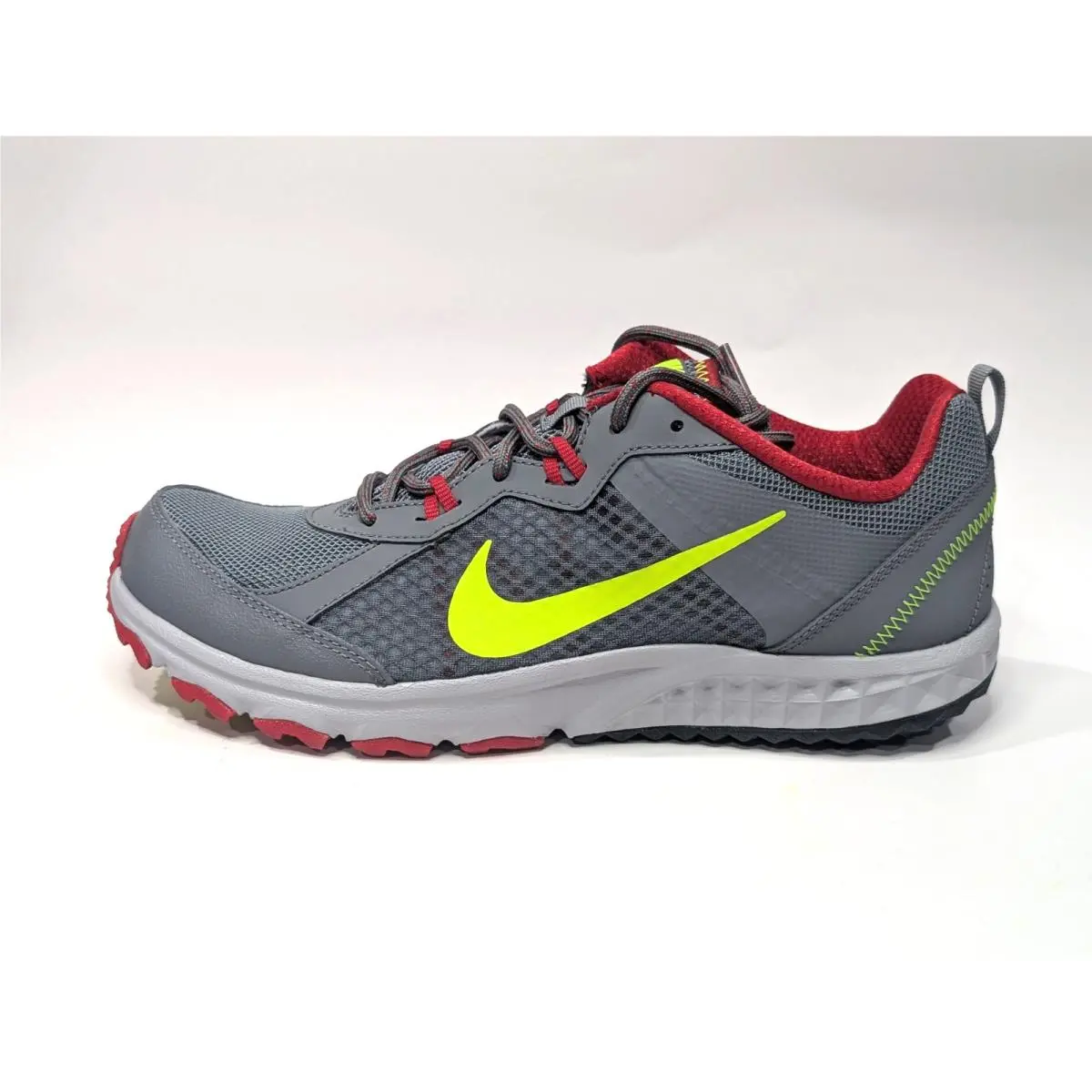 Nike shoes - Nike Wild Trail - Wild Trail - 642833-003 - Grey/Volt/Red 15