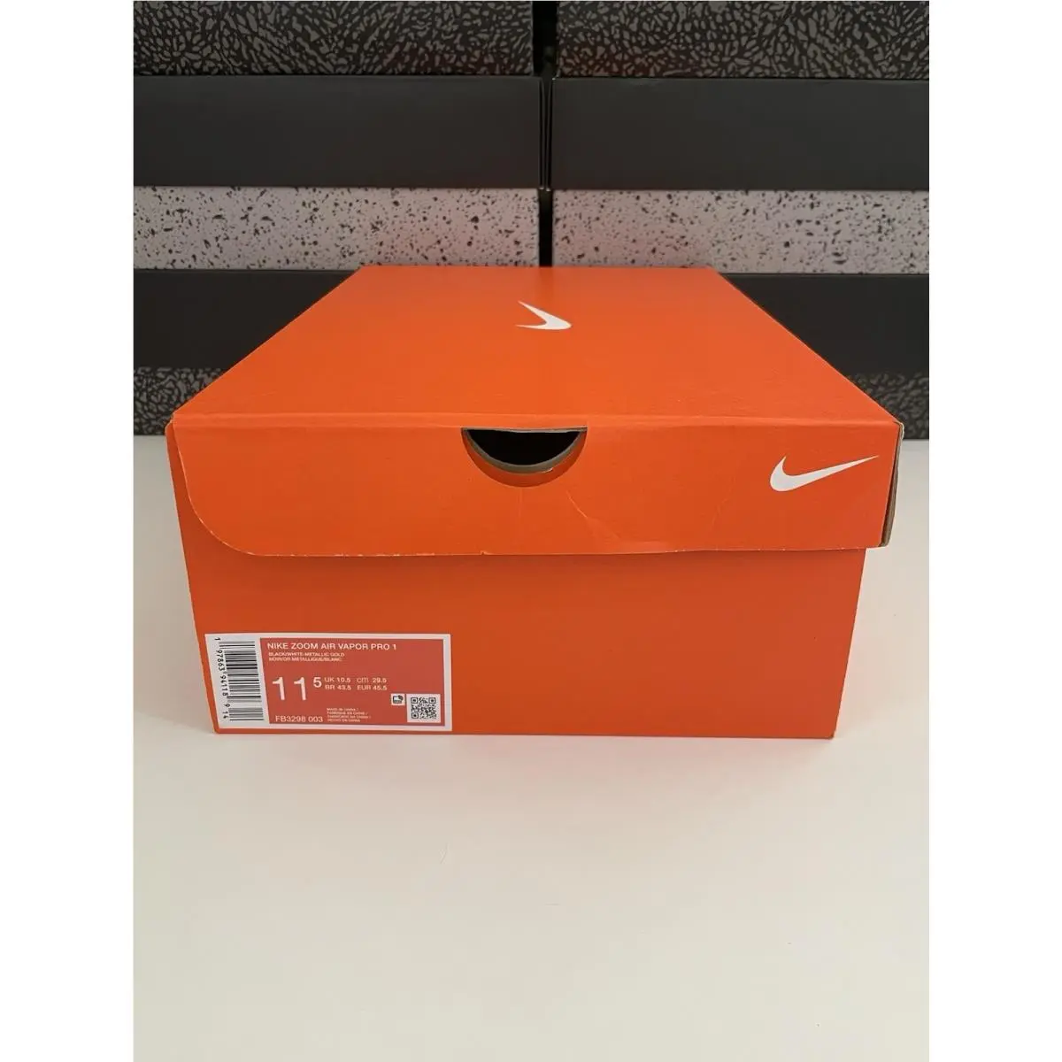 Nike shoes - Nike Zoom Air Vapor Pro 1 - FB3298-003 - Black/White-Metallic Gold 5