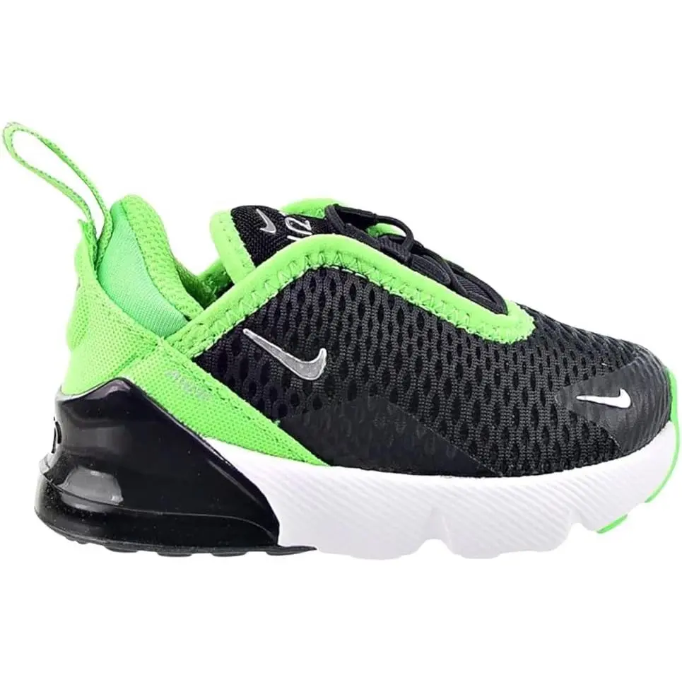 Toddler`s Nike Air Max 270 Black/chrome-green Strike DD1646 021
