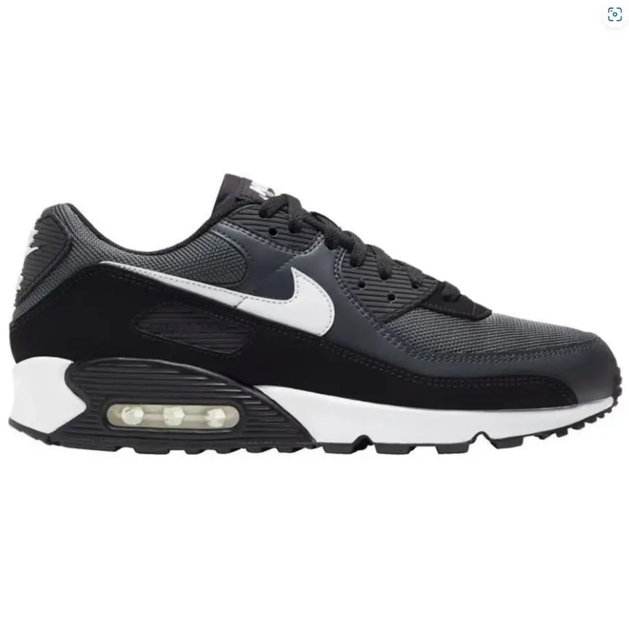 Nike shoes - Nike Air Max 90 - Air Max - Black, Maufacturer: Gry/wht/smoke Gry/blk 7