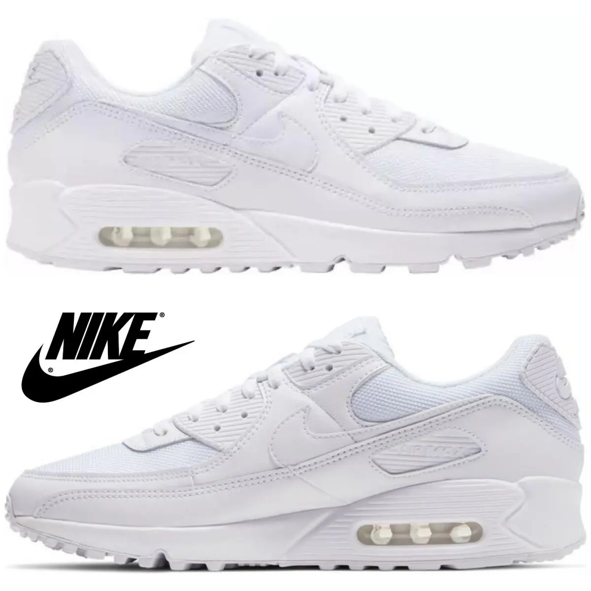 Nike shoes - Nike Air Max 90 - Air Max - White, Maufacturer: White/white 6