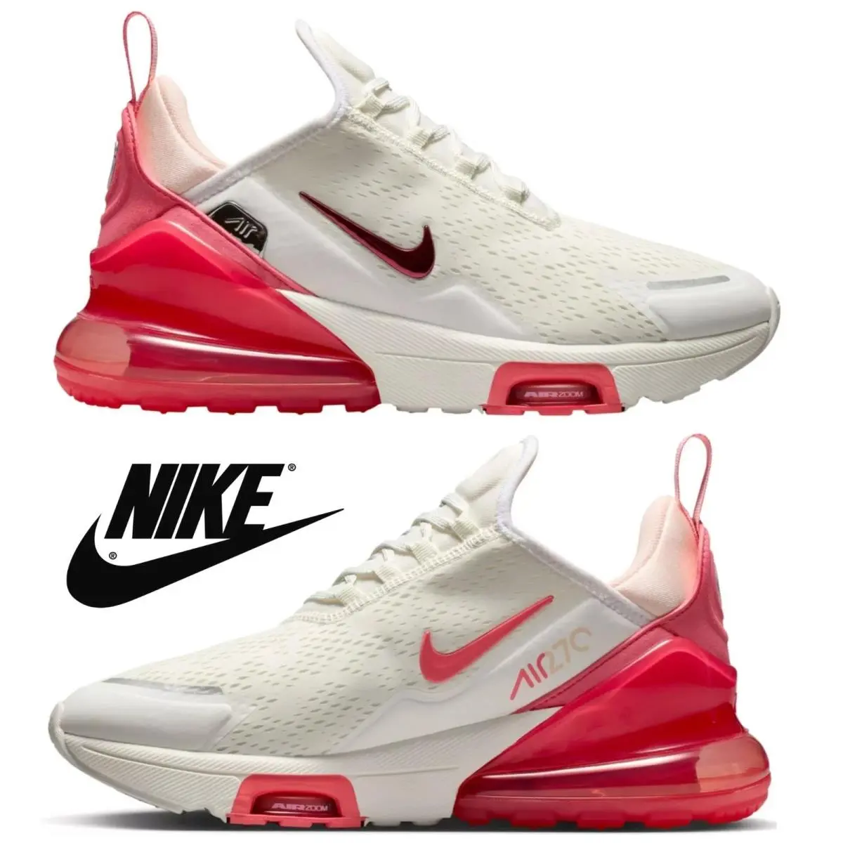 Air Max 270 Premium Women`s Shoes Sneakers Running Athletic Casual Sport by Nike