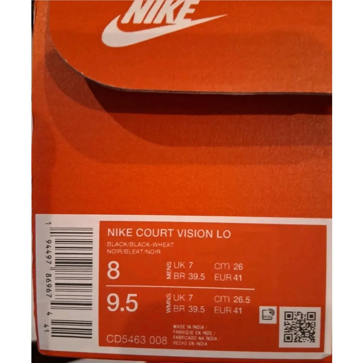 Nike shoes - Nike Court Vision - Court Vision - CD5463-008 - Black 6