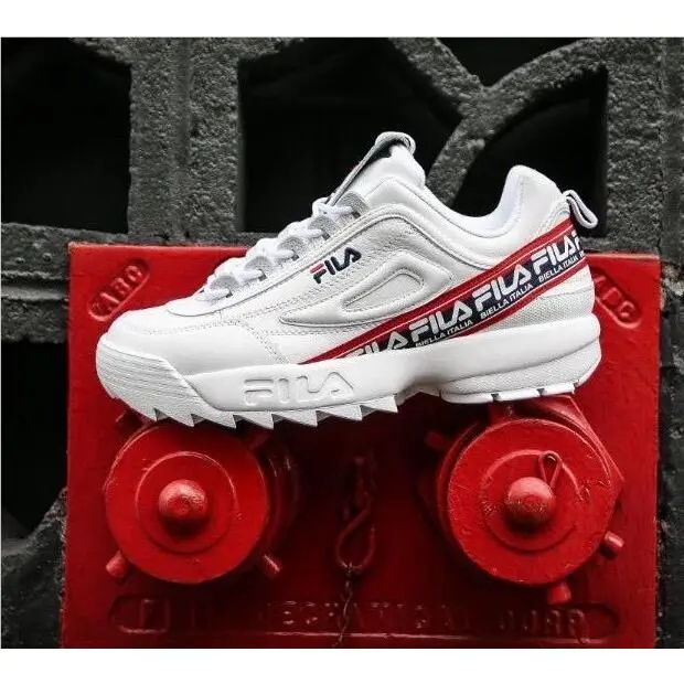 Fila Disruptor II Logo Tape `` Beilla Italia`` 5FM00646-125 Women`s Shoes