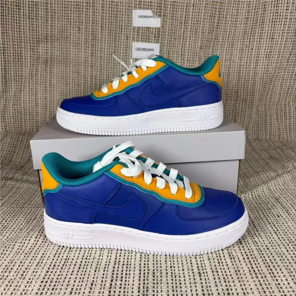 Air Force 1 Low LV8 `double Layered - Indigo Force` Shoe BV1084-400 by Nike