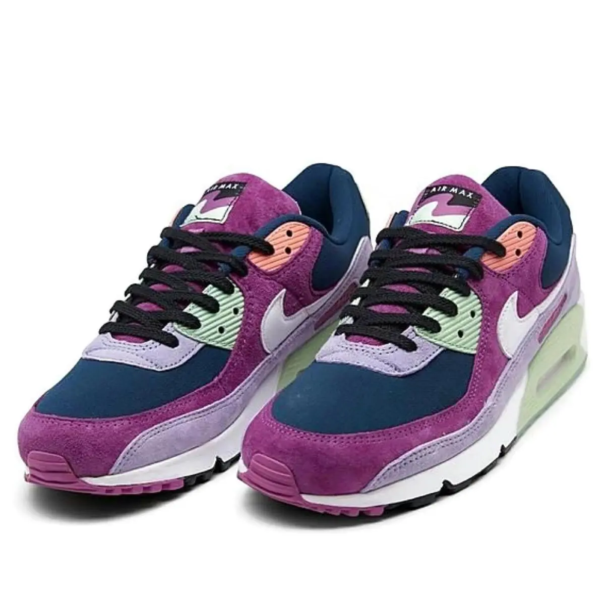 Nike shoes - Nike Air Max 90 - Air Max - Purple, Maufacturer: Light Bordeaux/White/Armory Navy 1