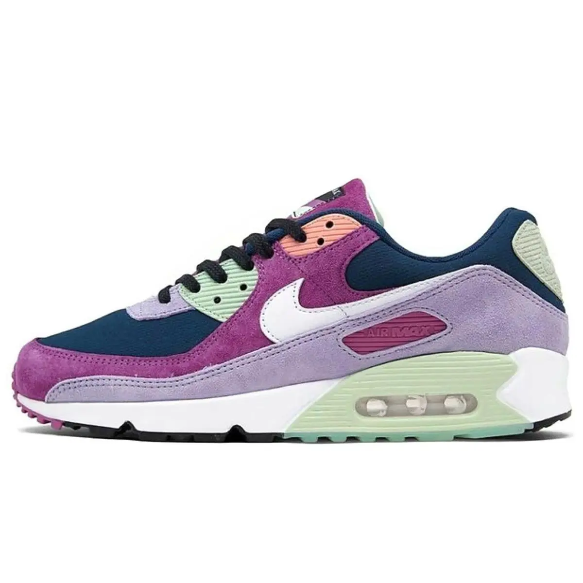 Nike shoes - Nike Air Max 90 - Air Max - Purple, Maufacturer: Light Bordeaux/White/Armory Navy 6
