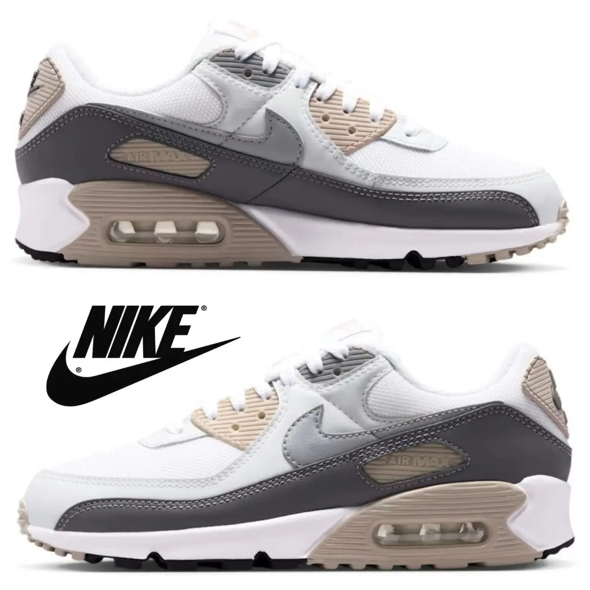 Nike Air Max 90 Women`s Shoes Sneakers Running Athletic Casual Sport Walking