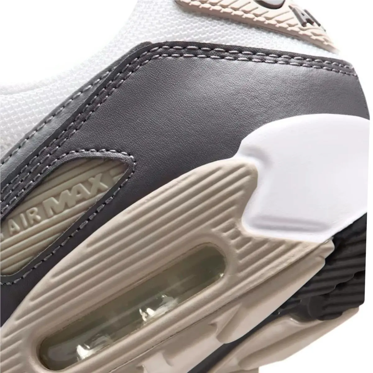 Nike shoes - Nike Air Max 90 - Air Max - Gray, Manufacturer: Cream II/Pencil Point/Off White/Wolf Grey 5