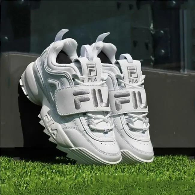 Fila Disruptor II Applique 5XM00807-103 Women`s Casual Shoes White White