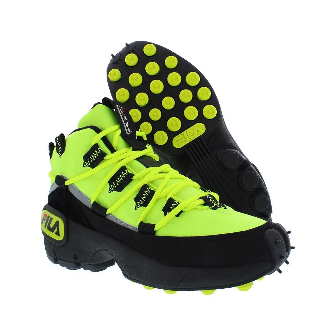Fila shoes - Neon Green/Black, Main: Green 4
