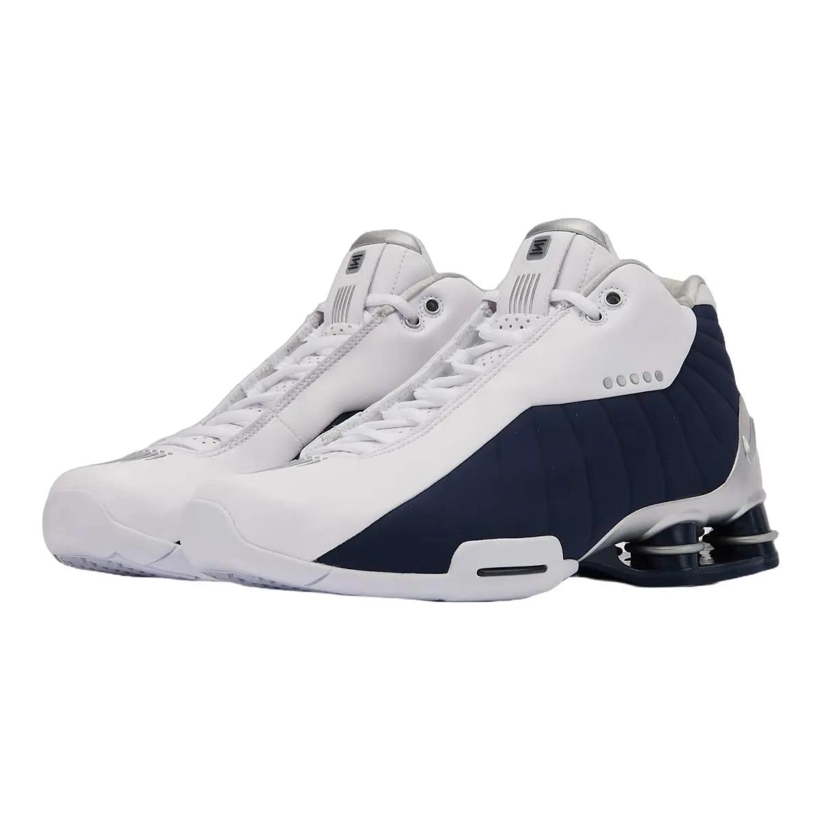 Nike shoes - Nike Shox BB4 - Shox - IR1983-100 - White/Midnight Navy/Metallic Silver 0