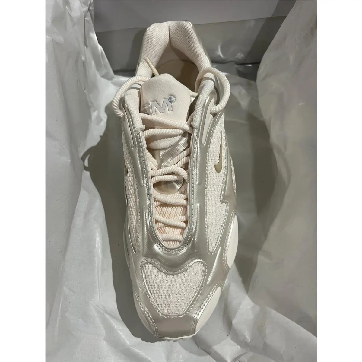 Nike shoes - CHALK/CHALK METALLIC SILVER 2