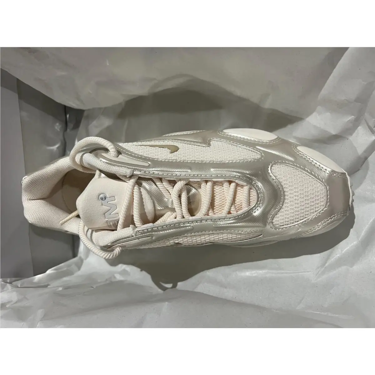 Nike shoes - CHALK/CHALK METALLIC SILVER 7