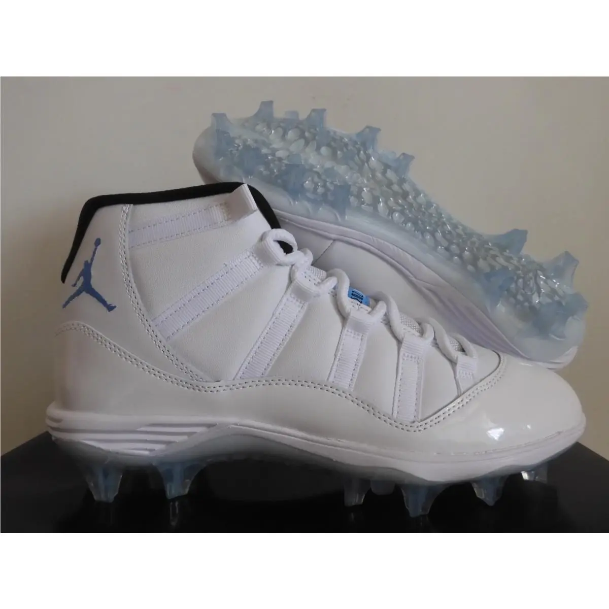 Air Jordan 11 Retro Mid TD Football Cleats White-legend Blue HM7324-104 by Nike