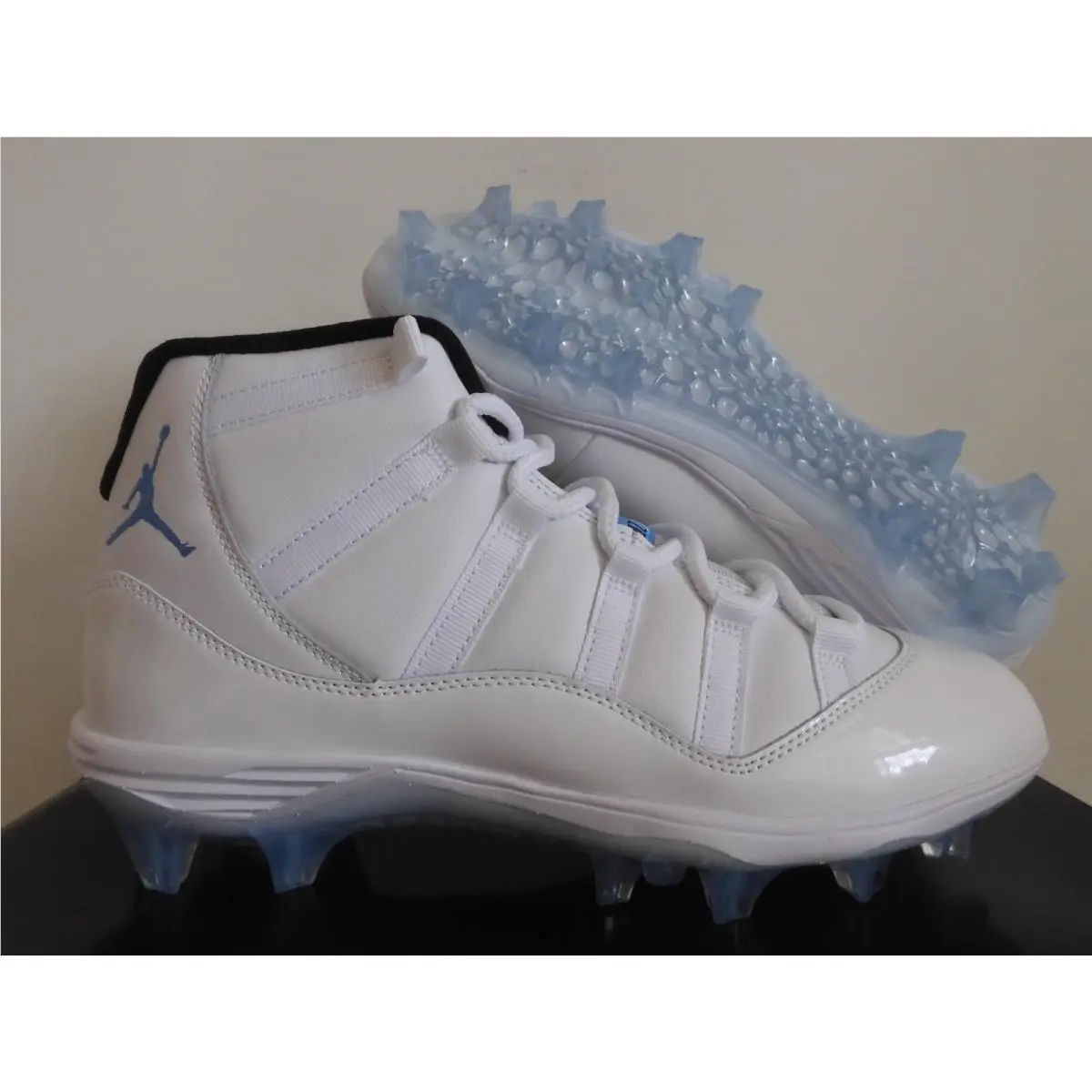 Air Jordan 11 Retro Mid TD Football Cleats White-legend Blue HM7324-104 9 by Nike