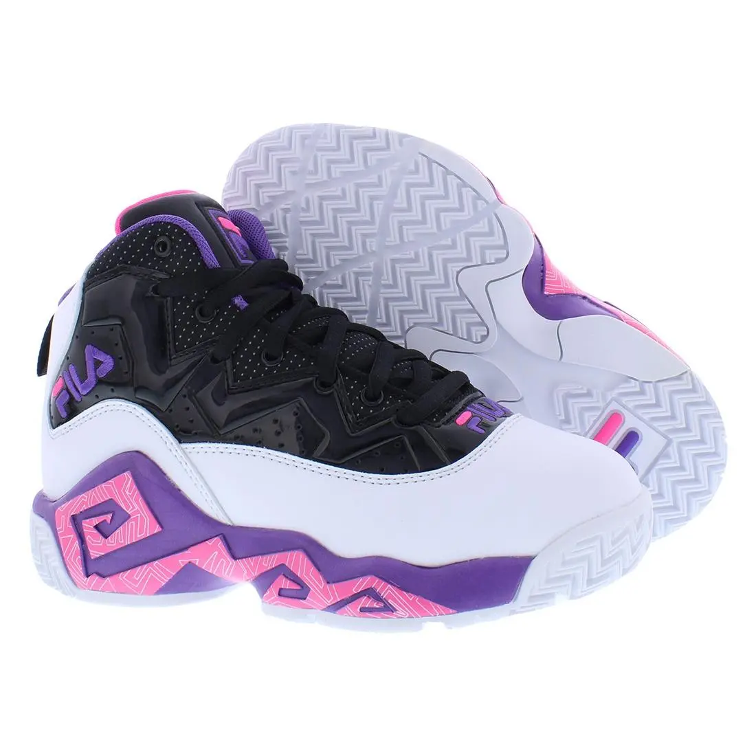 Fila shoes - 3BM01864118 - 3BM01864118 - Black/White/Purple, Main: White 4