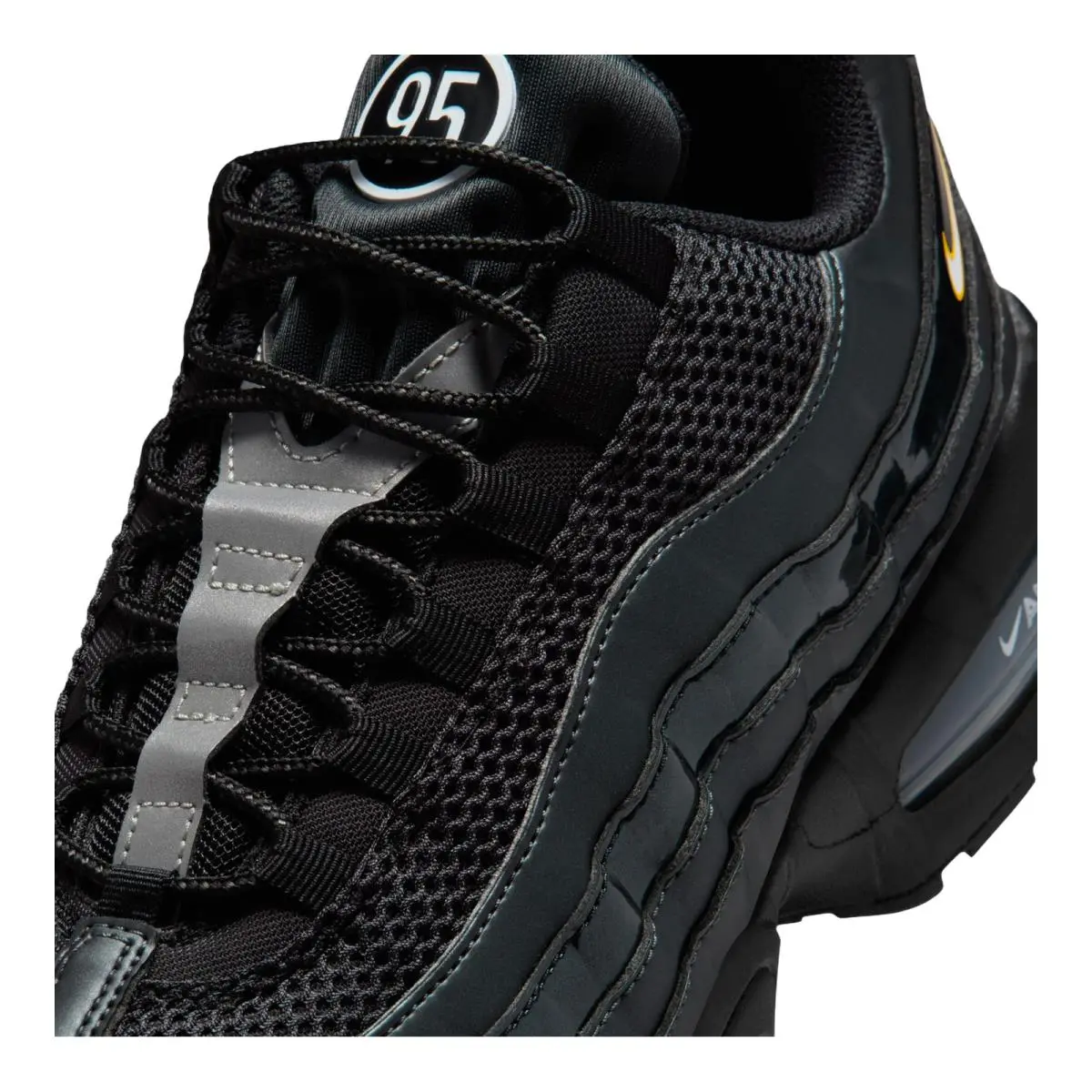 Nike shoes - NIKE Air Max 95 Big Bubble Total 90 - IB6830-001 - Black/University Gold/Metallic Silver/White 3