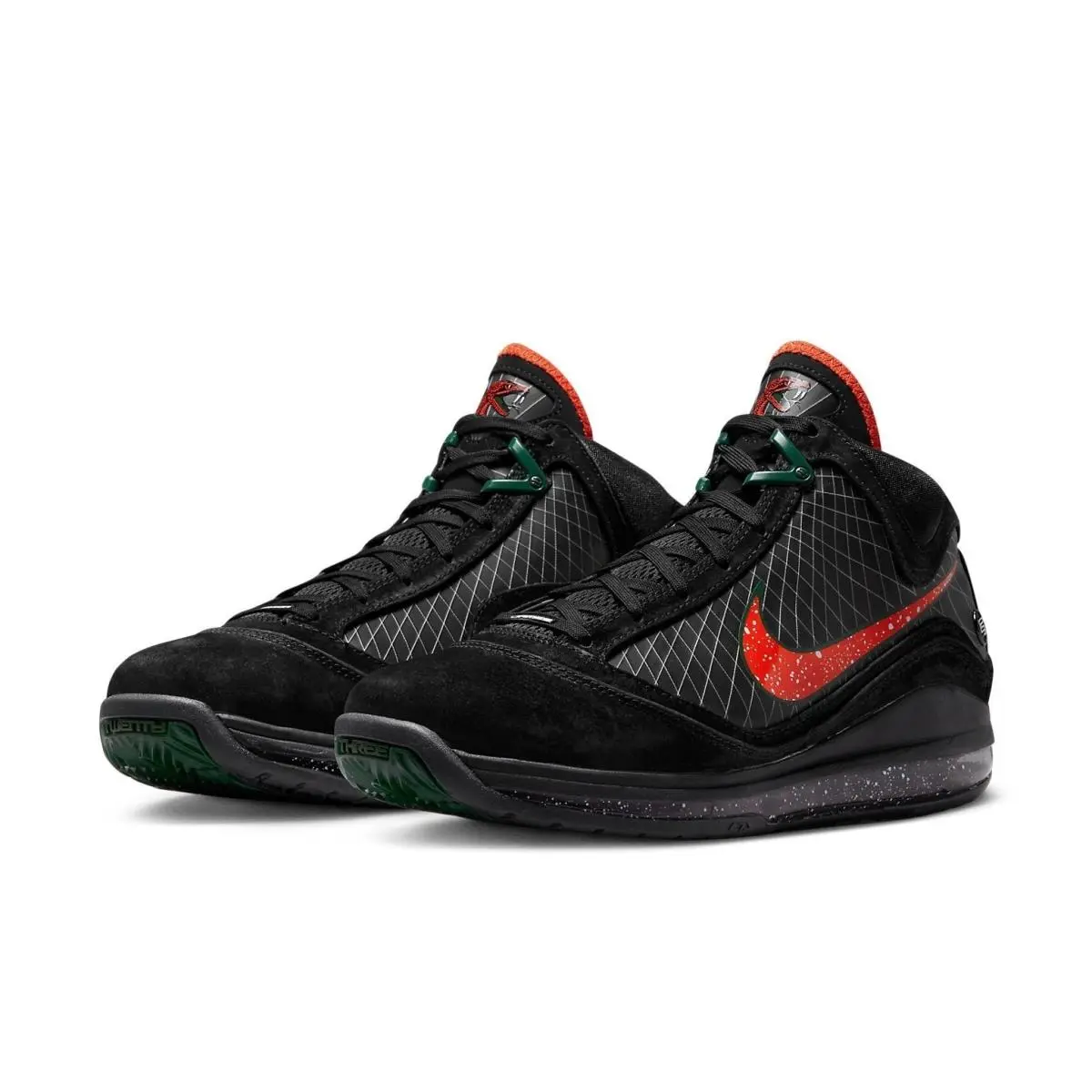 Nike shoes - Nike LeBron 7 FAMU DX8554-001 - DX8554-001 - Black 4