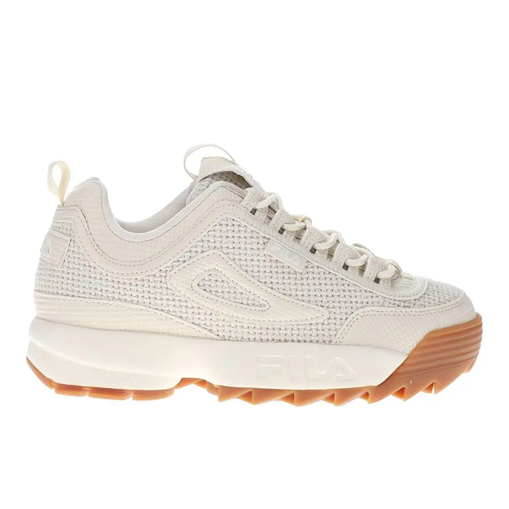 Fila shoes - Fila Disruptor 2 Woven Lace Up - 5XM02397-279 - Beige 4