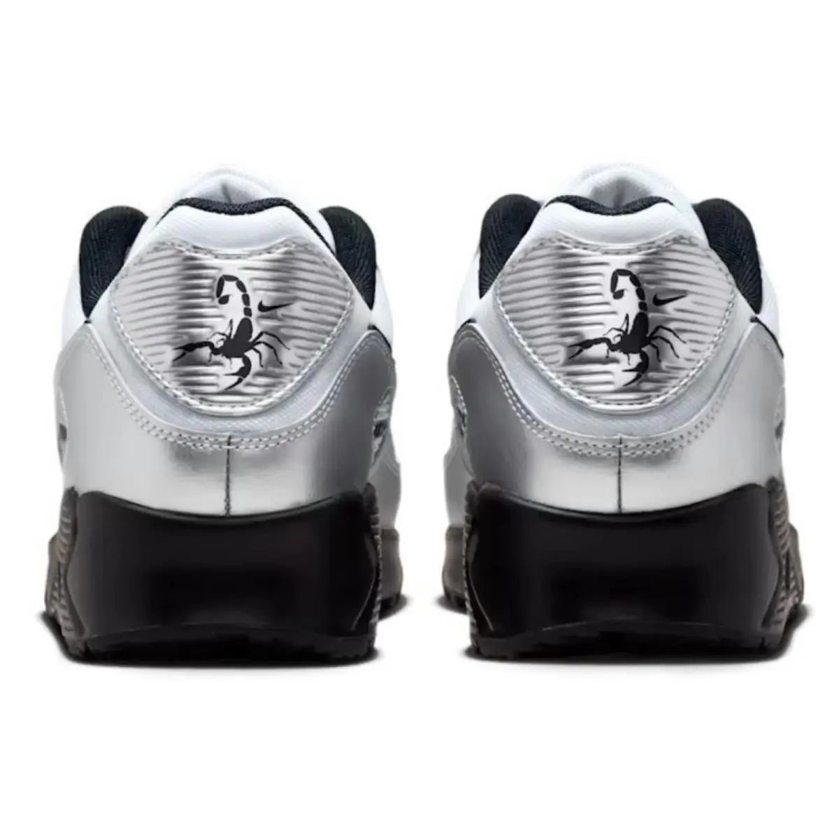 Nike shoes - Nike Air Max 90 - Air Max - Silver, Maufacturer: Chrome/Gamma Blue/Black 19