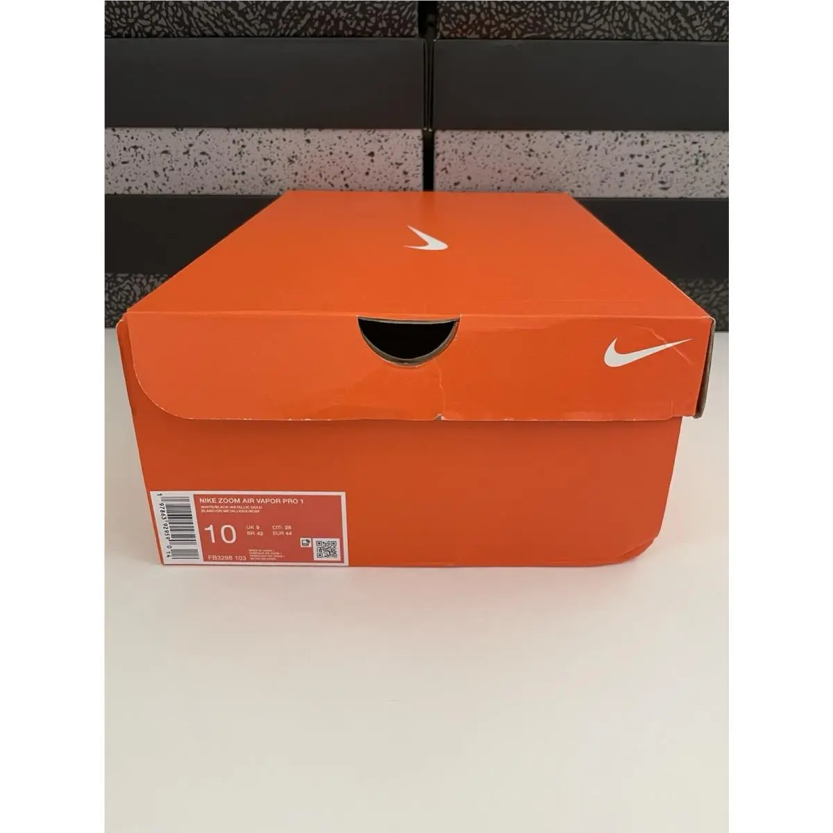 Nike shoes - Nike Zoom Air Vapor Pro 1 - FB3298-103 - White/Black-Metallic Gold 12